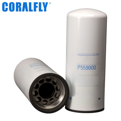 ISO9001 Масляный фильтр P559000 Перекрестная ссылка для CORALFLY