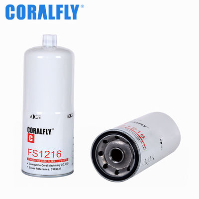 Фильтр топлива FS1216 Fleetguard двигателя дизеля OEM Coralfly