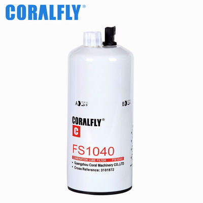 Фильтр топлива FS1040 Fleetguard двигателя дизеля Coralfly