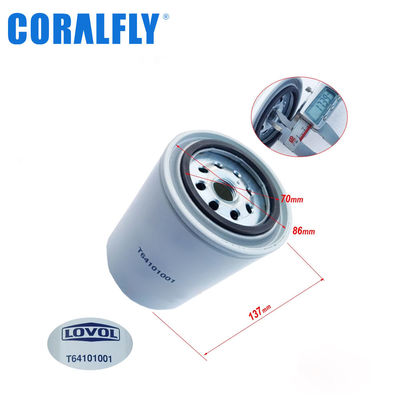 Фильтр для масла T64101001 11711977 Lovol строительной техники Coralfly 440054600 156017600371