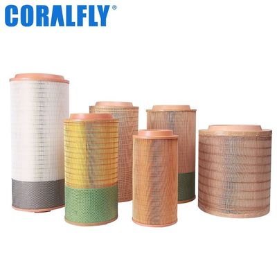 Воздушный фильтр 6001819500S 6001819340 тележки KOMATSU двигателя дизеля Coralfly