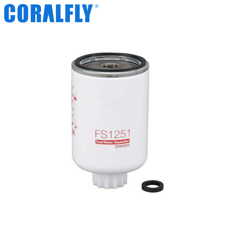 Закрутка фильтра разделителя воды топлива Fs1251 P550248 1J43043060 PL150 Fleetguard на извиве & стоке