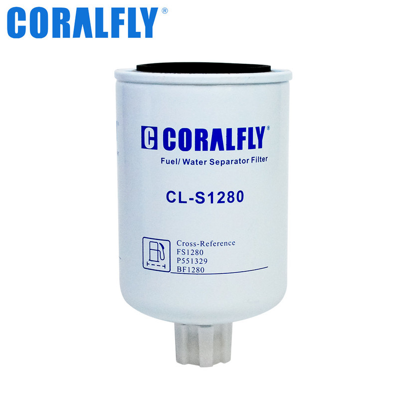 Фильтр топлива FS1280 Fleetguard двигателя экскаватора Coralfly дизельный
