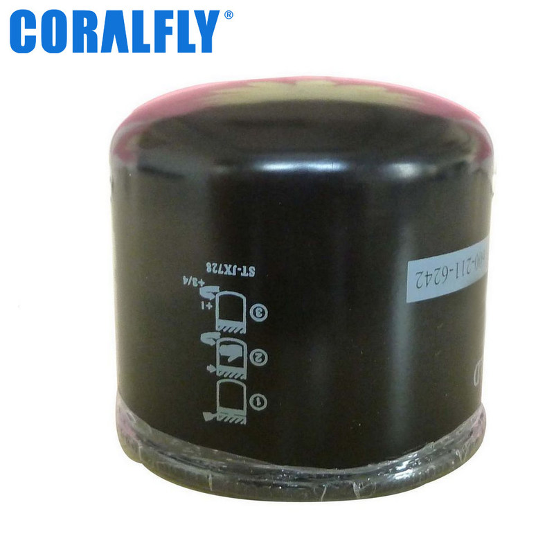 Эффективность 99% фильтр для масла 75psi 600 211 6242 KOMATSU