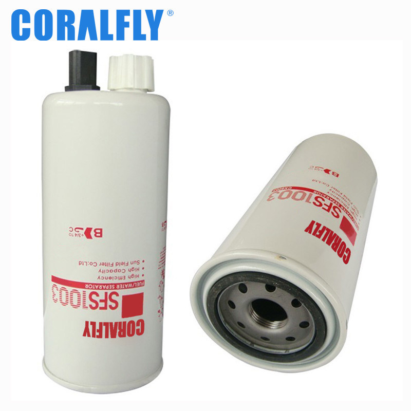Фильтр топлива Fs1003 Fleetguard двигателя дизеля ODM OEM Coralfly